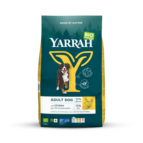 YARRAH - БИО КУЧЕШКА ХРАНА СУХА ПИЛЕ ADULT - 5 кг